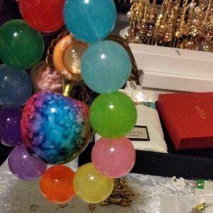 Colorful Purse Or Key Charm